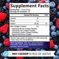 Built Nature Collagen Powder, Hydrolyzed Type 1 & 3 Peptides, Grass-Fed Multi Collagen Complex Supplement, Healthy Hair, Skin, Nails, Bones & Joints, Keto & Paleo Friendly, Non-Gmo, Berry Flavor 30 Servings