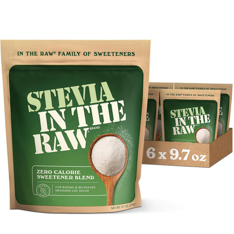 Stevia In The Raw Stevia Sweetener Packets 50 Ct Zero Calorie Stevia Sugar Substitute Packets No Erythritol or Artificial Flavors Vegan Gluten Kosher Low Glycemic Index