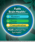 Lutein & Coffee Cherry - Neuriva Brain + Eye Support Capsules (30 count in a box), With Vitamins A C E, Zinc, Zeaxanthin, Antioxidants, Filters Blue Light, Decaffeinated, Vegetarian, Gluten & GMO Free