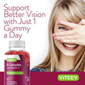 Vitamin B Complex Gummies For Adults With Vitamin C, B6, B12, Niacinamide, Folic Acid, Biotin, Calcium - Supports Energy & Metabolism - Vegan, Gluten Free, Gelatin - Chewable Strawberry Flavored