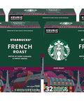 Starbucks K-Cup Coffee Pods, Dark Roast Hot or Iced Coffee, French Roast, 96 Keurig Pods