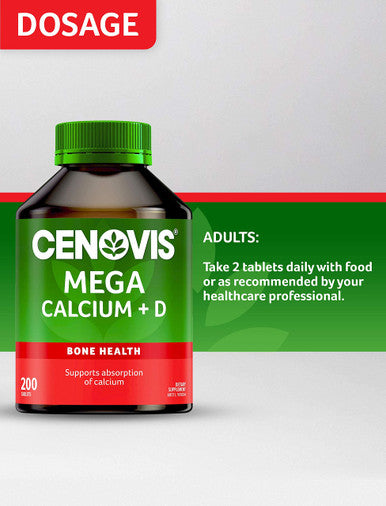 Cenovis Mega Calcium +D 200 Tablets Value Pack