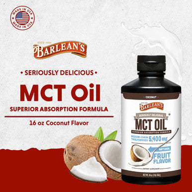 Barlean's Organic Oils Seriously Delicious MCT Oil - Coconut