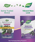 Nature'S Way Organic Sambucus Lozenge Elderberry And Zinc 24 Pieces (Pack Of 3)