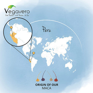 Maca Root VegaveroÃƒâ€šÃ‚Â® | 4200 mg Peruvian Maca Extract | NO Additives | 180 Vegan Capsules