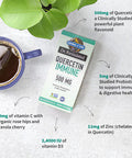 Garden of Life Quercetin Once Daily Immune System Support Supplement With Vitamin C D & Probiotics Dr Formulated Immune Health Respiratory Health Skin Health Gluten Free Non Gmo 30 Tablets