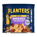 PLANTERS Lightly Salted Mixed Nuts, Plant Based Protein, 10.3 Oz (1 Ct) | Mixed Nuts: Almonds, Cashews, Peanuts, Pecans, Brazil Nuts. Snacks for Adults. Resealable Canister. Party Snack