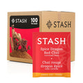 Stash Tea Ginger Peach Green Tea & Matcha Blend, Box of 100 Tea Bags (Packaging May Vary) | Zesty, fruity blend with peach, ginger and matcha notes, Non-GMO Project Verified and foil-sealed freshness