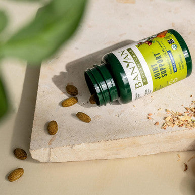 Banyan Botanicals Joint Support Organic Joint Supplement With Turmeric, Amla & Guggulu Resin For Healthy Joints & Comfortable Movement* 90 Tablets Non-Gmo, Sustainably Sourced, Vegan