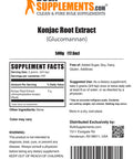 BulkSupplements Glucomannan Extract Powder - Konjact Root Powder, Soluble Fiber Supplement - Powder - 2g (2000mg) (500 Grams - 1.1 lbs)