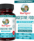 Maryruth Organics Digestive Enzymes Capsules | Up to 2 Month Supply | Enzyme Supplement for Gut Health Support | Digestion & Immune Support with Amylase | Lipase & Lactase | Vegan | Gluten | 60 Count