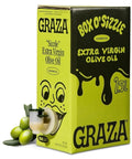 Graza Sizzle Extra Virgin Olive Oil, Cooking Oil - High Polyphenol Peak Harvest EVOO Cooking Oil in a Squeeze Bottle - Single Origin Olive Oils from Spain - 25.3 Fl Oz (750ml)