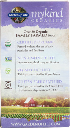 Garden of Life Organic Mykind Prenatal Multivitamin 216 Ct