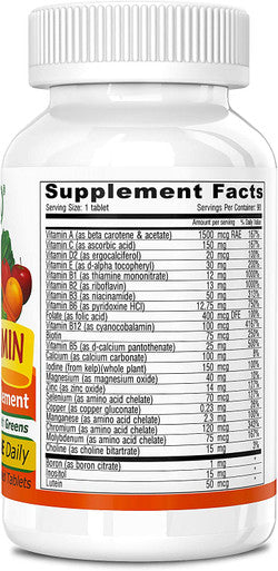 Deva Vegan Vitamins Daily Multivitamin Iron - 90 Tablets