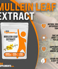 Bulksupplements.Com Mullein Leaf Extract - Verbascum Thapsus, Mullein Supplement - Herbal Supplement For Immune Support, Pack Of 1 - Gluten Free, 1000Mg Per Serving, 250G (8.8 Oz)