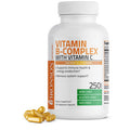 Bronson Vitamin B Complex With Vitamin C - Immune Health, Energy Support & Nervous System Support - Non-Gmo, 250 Vegetarian Capsules