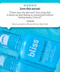 Bliss Drench Quench Hyaluronic Acid Serum 4 Hyaluronic Acids Amino Acids for All Day Moisture Clean CrueltyFree Paraben Free Vegan 1.0 oz