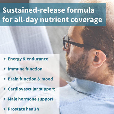 Igennus Methylated High Strength Vegan Men's Daily Multivitamin Without Iron Energy, Immunity & Heart Support, Methylated B-Vitamins Plus Lycopene Clean Label Slow Release Chelated Minerals 60 Tablets