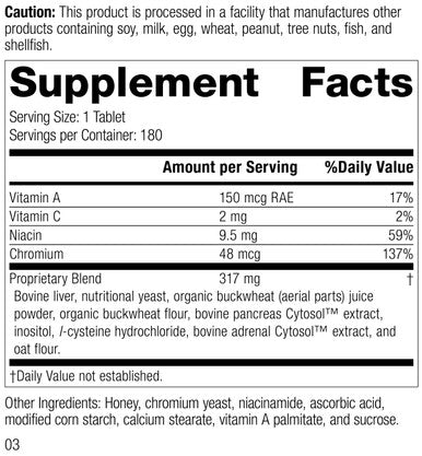 Standard Process Chromium Complex Whole Food Digestion