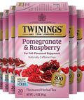 Twinings Lemon & Ginger, Caffeine-Free Herbal Tea Bags, 100 CT Box (1 Pack) | Spicy & Tangy, Ginger, Lemon Peel, Lemongrass, Blackberry Leaves, Soothe Digestion, 100 Foil Lined Individually Wrapped Bags