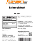 BulkSupplements Barberry Extract Powder - Berberine Supplement, from Barberry Root & Bark - Soy Free - 500mg , 200 Servings (100 Grams - 3.5 oz)