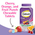 Caltrate Chewables 600 +D3 Plus Minerals Calcium And Vitamin D Sugar 60 Count