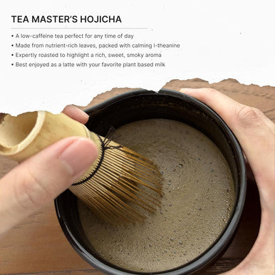 FKRO Organic Hojicha Powder (100g | Stone-Milled Green Tea Latte Powder | Low Caffeine Smooth Nutty Flavor | Monthly Fresh from Japan