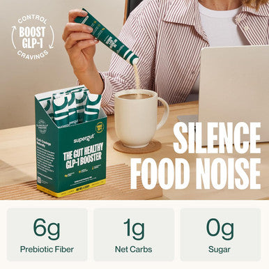 Gut Healthy Glp-1 Booster High Fiber Supplement Mix May Support Digestion No Sugar Soy Keto Friendly Unflavored Plant Based Powder (15 Servings, 1 Box)