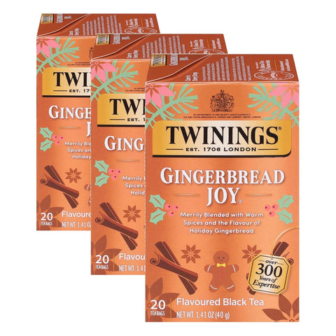 Twinings Lemon & Ginger, Caffeine-Free Herbal Tea Bags, 100 CT Box (1 Pack) | Spicy & Tangy, Ginger, Lemon Peel, Lemongrass, Blackberry Leaves, Soothe Digestion, 100 Foil Lined Individually Wrapped Bags
