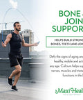 Maxi Health Chewable Calcium Complex - Support Healthy Bones - Vanilla Flavor - 180 Chewies - Kosher