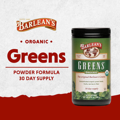 Barlean's Greens Formula Powder 9.3 Oz 264 G