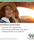 Double Wood Supplements Lactoferrin 250mg per Serving (60 Capsules) Patented Bioferrin Lactoferrin Superior Iron for Iron Deficiency and Immune Support