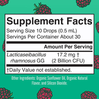 Maryruth Organics USDA Organic Liquid Kids Probiotic Drops by | Digestive Health | Gut Health | Kids Immune Support Supplement | Overall Health and Wellness | Non GMO | Vegan | 30 Servings
