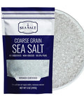 Sea Salt Superstore her Sea Salt Coarse Grain her Salt Coarse Salt Replacement for Table Salt Non-Iodized & Natural Coarse Sea Salt for Grinder 5 oz Bag