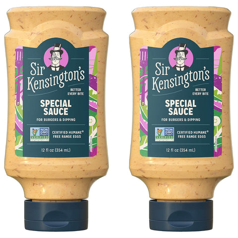 Sir Kensington's Mayonnaise 2 Count Special Sauce Gluten Free Non- GMO Project Verified Shelf-Stable 12 oz