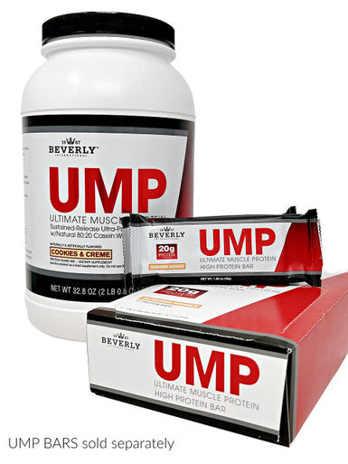 Beverly International UMP Protein Powder Cookies and Cream Unique Whey Casein Ratio Builds Lean Muscle. Easy to Digest. No Bloat. (32.8 oz) 2lb 8 oz
