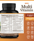 ForestLeaf Daily Vitamin Multivitamin for Men 60 Veg Caps