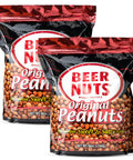 BEER NUTS Original Peanuts - Sweet & Salty Bar Nuts - Gluten Free, Kosher, Low Sodium Peanut Snacks Made In The USA - 46oz Resealable Bag (Pack of 1)