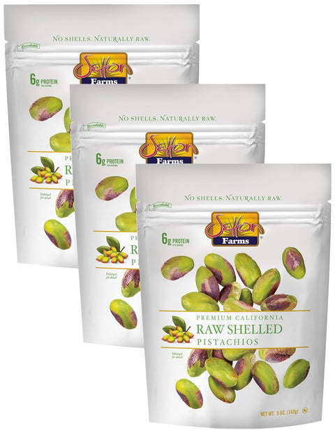 Setton Farms Naturally Raw Shelled Pistachios 20 oz Value Bag, No Shell Pistachios, Non-GMO Project Verified, Certified Gluten Free, Vegan and Kosher, Heart Healthy Snack, 20 Oz (Also perfect for making Dubai Chocolate)