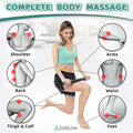 Muscle Roller Stick, Body Massage Stick, Myorelease Fascia Trigger Point Roller Tool W/ 9 Rollers & Non-Slip Handles For Deep Tissue Massage Pain Relief & Maximum Muscle Recovery - By Cozlow