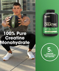 Optimum Nutrition Micronized Creatine Monohydrate Powder Unflavored Keto Friendly 120 Servings (Packaging May Vary)