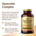 Solgar Quercetin Complex With Ester-C Plus 100 Vegetable Capsules - 50 Servings Vitamin C 1000 Mg 100 Vegetable Capsules - Antioxidant & Immune Support - Overall Health