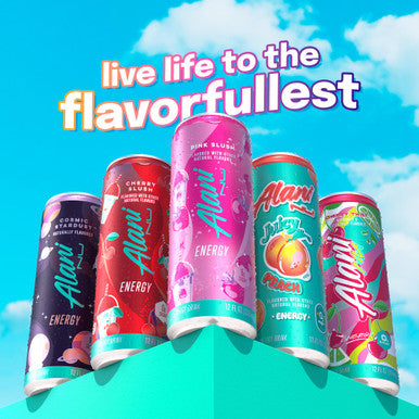 Alani Nu PINK SLUSH Sugar Free Low Calorie Energy Drinks 200mg Caffeine Biotin B Vitamins Zero Sugar 10 Calories 12 Fl Oz Cans 12 Pack