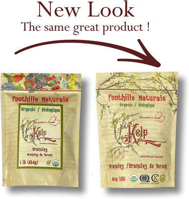 Foothills Naturals Kelp Granules Organic - 1 Pound / 454 g - Canadian