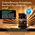 Colonbroom Premium Psyllium Husk Powder Sugar Craving Suppressant - Chromium Picolinate 200Mcg, 2 Items - Colon Cleanser Supplement (60 Servings) + Sugar Craving Suppressant (60 Servings)