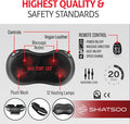 Neck Back & Lower Back Massager With Heat Shiatsu Heated Pillow Massager Pain Relief Deep Tissue