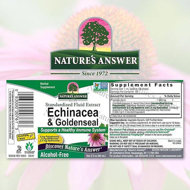 Nature's Answer Alcohol-Free Echinacea and Goldenseal 2 oz