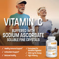 Buffered Vitamin C Powder Ascorbic Acid Buffered With Sodium Ascorbate Soluble Fine Crystals Promotes Healthy Immune System And Cell Protection Powerful Antioxidant 1 Pound (16 Ounces)