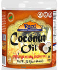 Rani Organic Extra Virgin Coconut Oil, Unrefined 15 fl oz (444ml) Cold Pressed, NON-GMO | Gluten Free | Kosher | Vegan | 100% Natural | Packed in USA | USDA Certified Organic