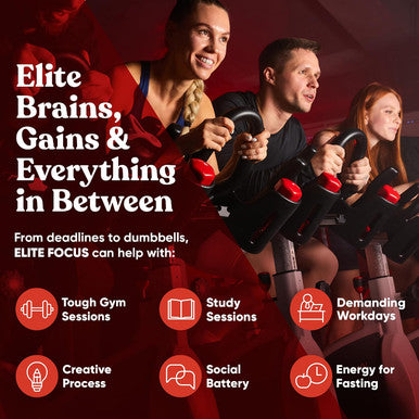 Eu Natural Elite Caffeine Pills with L-Theanine Jitter- Focused Energy Supplements Clean & Natural Nootropic Stack for Smart Cognitive Performance 120 Soft Capsules